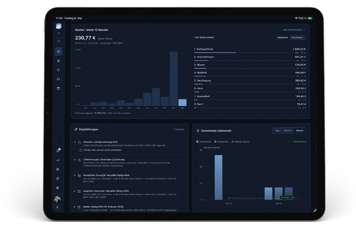 DocFlow auf dem iPad